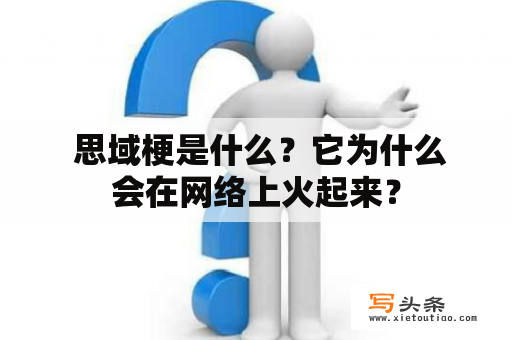  思域梗是什么？它为什么会在网络上火起来？