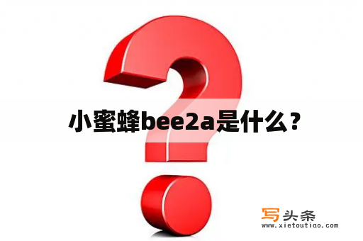  小蜜蜂bee2a是什么？