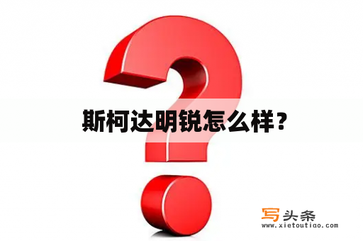  斯柯达明锐怎么样？