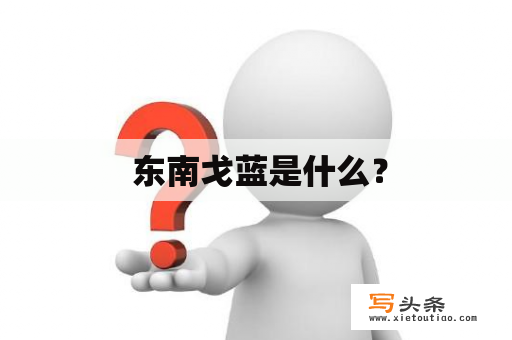  东南戈蓝是什么？