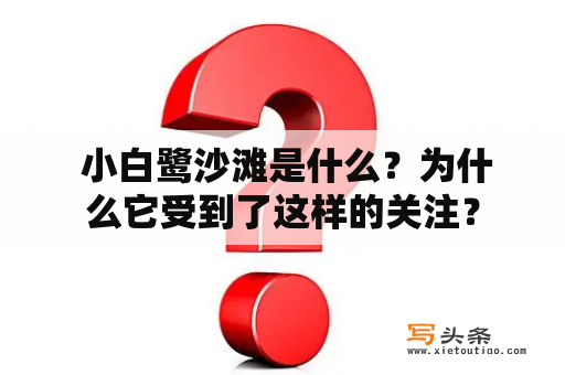  小白鹭沙滩是什么？为什么它受到了这样的关注？