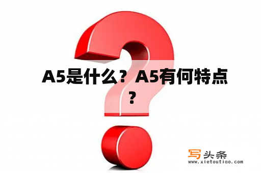   A5是什么？A5有何特点？