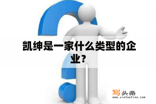  凯绅是一家什么类型的企业？