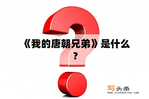  《我的唐朝兄弟》是什么？