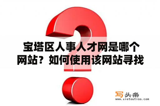  宝塔区人事人才网是哪个网站？如何使用该网站寻找人才或求职信息？