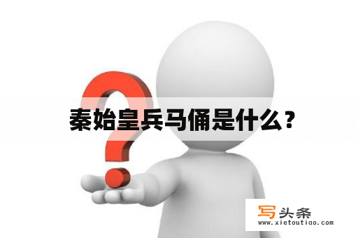  秦始皇兵马俑是什么？