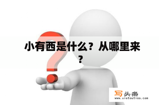   小有西是什么？从哪里来？