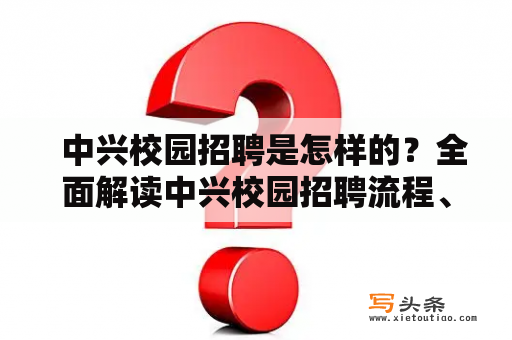   中兴校园招聘是怎样的？全面解读中兴校园招聘流程、岗位及福利