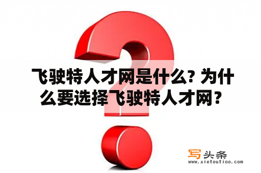  飞驶特人才网是什么? 为什么要选择飞驶特人才网？