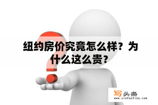  纽约房价究竟怎么样？为什么这么贵？