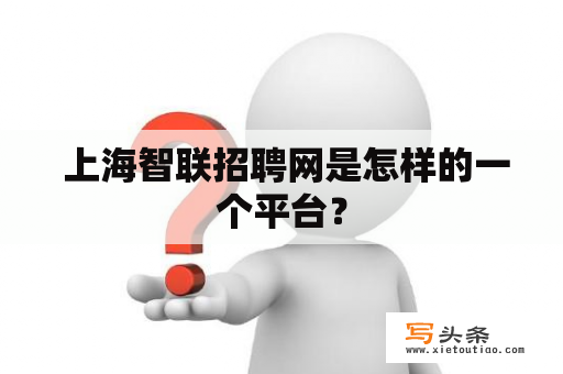  上海智联招聘网是怎样的一个平台？