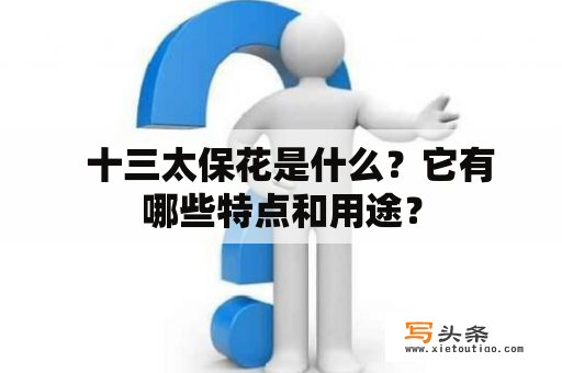   十三太保花是什么？它有哪些特点和用途？