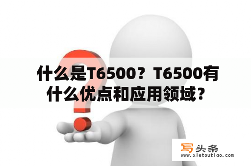  什么是T6500？T6500有什么优点和应用领域？