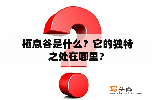  栖息谷是什么？它的独特之处在哪里？