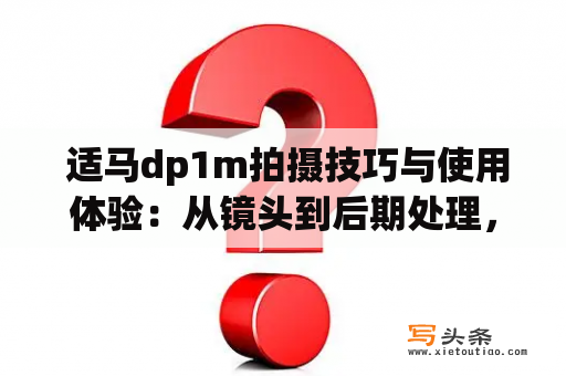  适马dp1m拍摄技巧与使用体验：从镜头到后期处理，你需要知道的全部