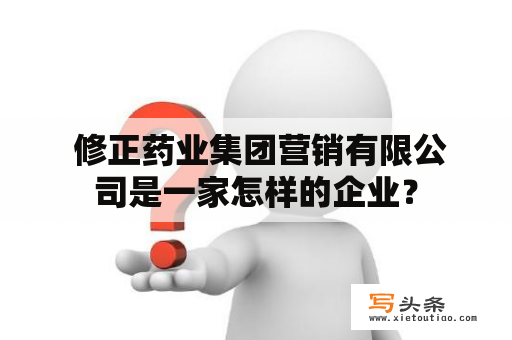  修正药业集团营销有限公司是一家怎样的企业？