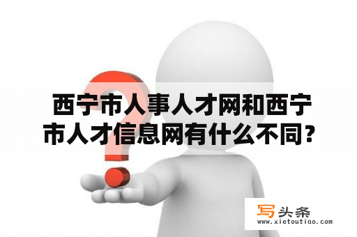  西宁市人事人才网和西宁市人才信息网有什么不同？