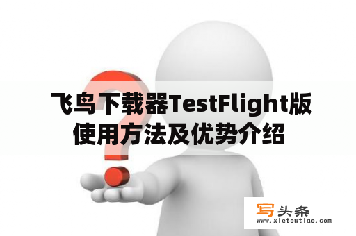  飞鸟下载器TestFlight版使用方法及优势介绍