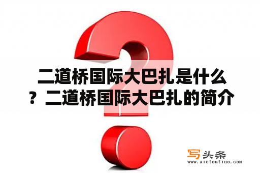  二道桥国际大巴扎是什么？二道桥国际大巴扎的简介是什么？