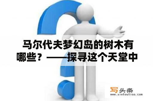  马尔代夫梦幻岛的树木有哪些？——探寻这个天堂中的绿色宝藏