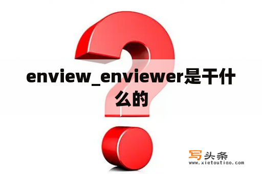 enview_enviewer是干什么的