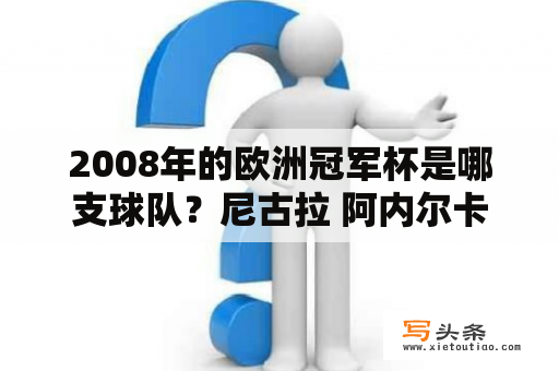 2008年的欧洲冠军杯是哪支球队？尼古拉 阿内尔卡