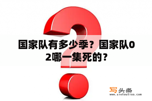 国家队有多少季？国家队02哪一集死的？