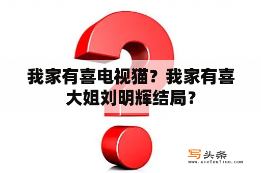 我家有喜电视猫？我家有喜大姐刘明辉结局？