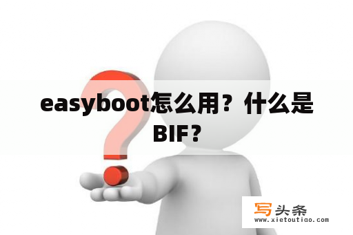 easyboot怎么用？什么是BIF？