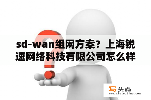 sd-wan组网方案？上海锐速网络科技有限公司怎么样？