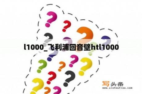 l1000_飞利浦回音壁htl1000