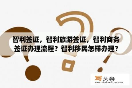 智利签证，智利旅游签证，智利商务签证办理流程？智利移民怎样办理？