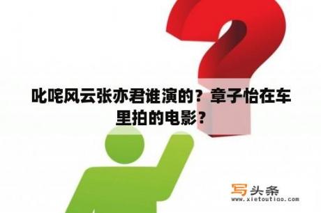 叱咤风云张亦君谁演的？章子怡在车里拍的电影？