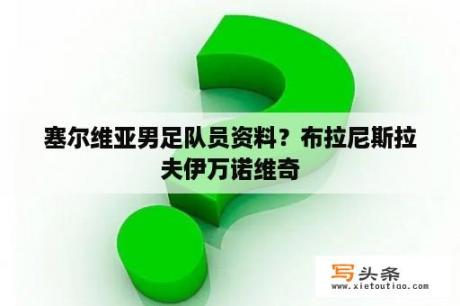 塞尔维亚男足队员资料？布拉尼斯拉夫伊万诺维奇