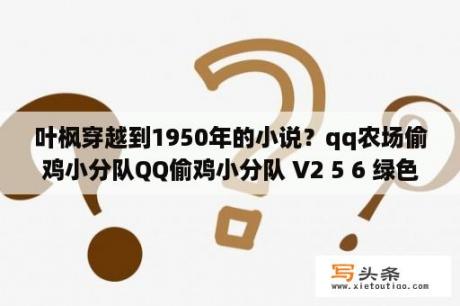 叶枫穿越到1950年的小说？qq农场偷鸡小分队QQ偷鸡小分队 V2 5 6 绿色免费版 下载