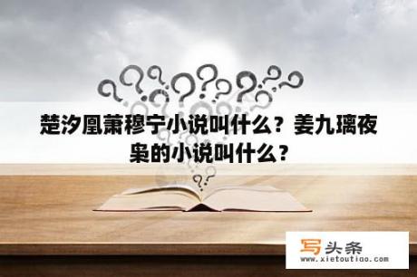 楚汐凰萧穆宁小说叫什么？姜九璃夜枭的小说叫什么？