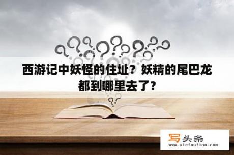 西游记中妖怪的住址？妖精的尾巴龙都到哪里去了？