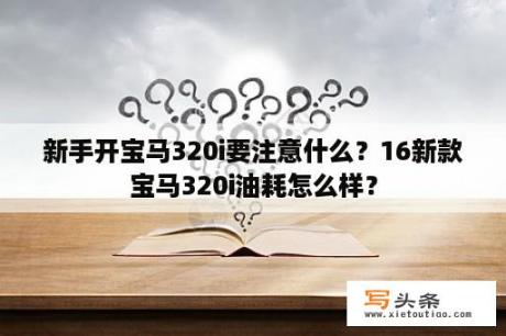 新手开宝马320i要注意什么？16新款宝马320i油耗怎么样？