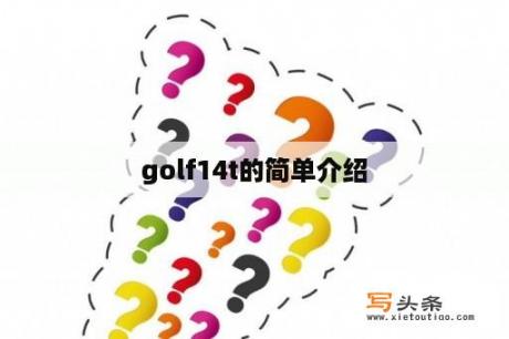 golf14t的简单介绍