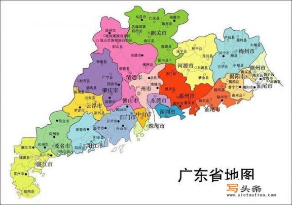 广东省中山市地图？广东省位于中国地图的什么位置？