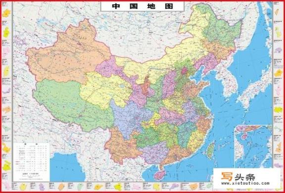 中国34个省级行政区的位置、名称、简称和行政中心？青藏高原在地图的哪个位置？