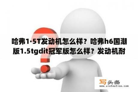 哈弗1·5T发动机怎么样？哈弗h6国潮版1.5tgdit冠军版怎么样？发动机耐用吗？