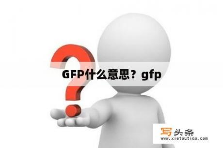 GFP什么意思？gfp