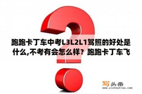 跑跑卡丁车中考L3L2L1驾照的好处是什么,不考有会怎么样？跑跑卡丁车飞宠多少晶石能出？