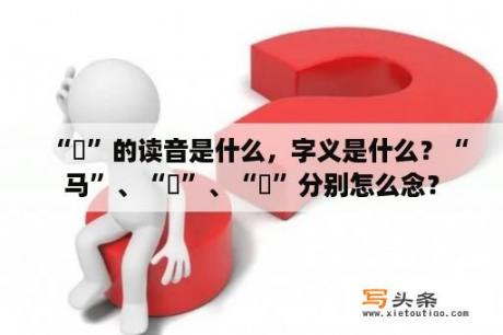 “骉”的读音是什么，字义是什么？“马”、“騳”、“骉”分别怎么念？