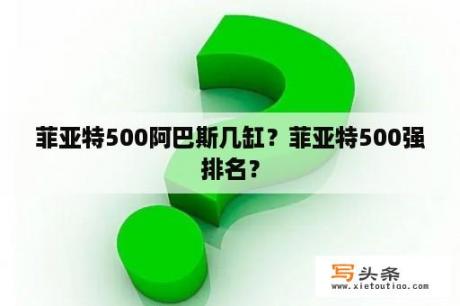 菲亚特500阿巴斯几缸？菲亚特500强排名？