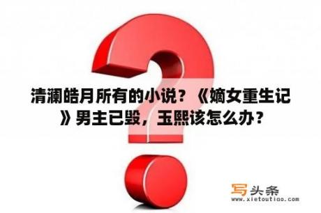 清澜皓月所有的小说？《嫡女重生记》男主已毁，玉熙该怎么办？