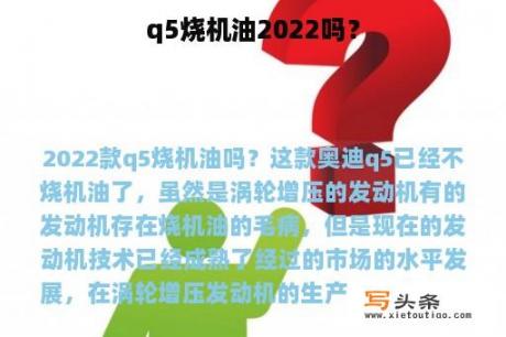 q5烧机油2022吗？