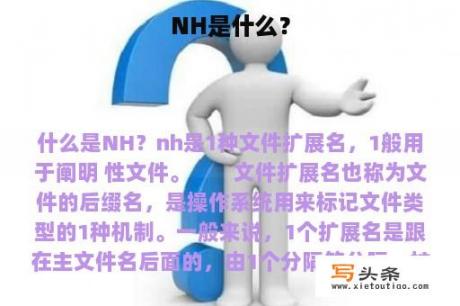 NH是什么？