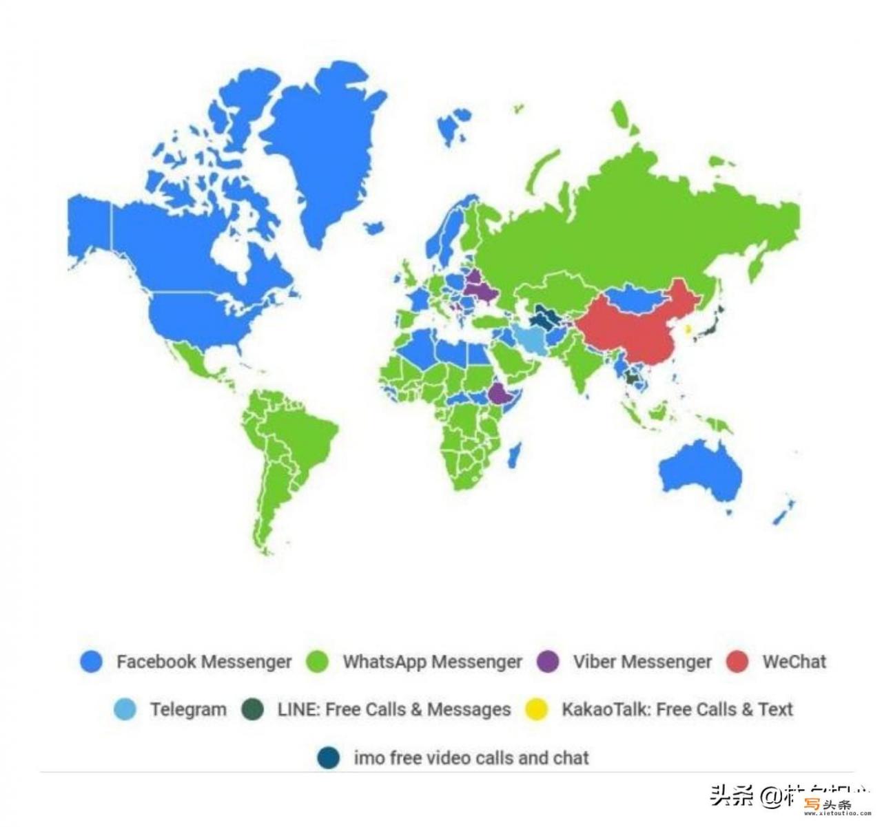 国外有什么软件类似于微信？可以聊天，发图文点赞分享